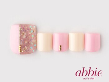 ネイルサロン アビー 宮益坂店(abbie)/ドライフラワーフット ¥12914