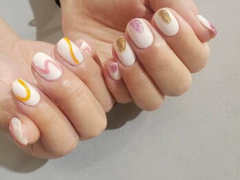 ケー フレーバー ネイル(K flavor nail)/うねうねネイル　ワンカラー