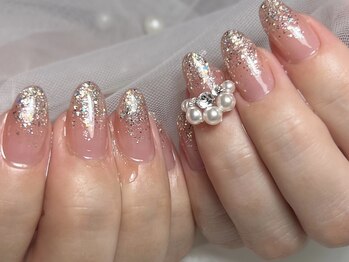ネイル アンド ボディジュエリー リッチスタイル(Nail&Body Jewely Rich style)/バーチャルラメグラデーション