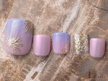 アイネイルズ 吉祥寺店(I nails)/グラデーションフットネイル