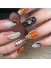 ルナ(LuNa)/ニュアンスネイル/お花ネイル