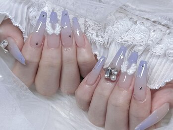 モカ 心斎橋(moca by Lee)/【Nanako】グラデーションネイル