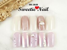 スウィーティーネイル あべのキューズタウン店(Sweetie Nail)/【ハンド】定額アートコース ２