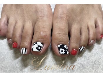 ルミナ 伊勢崎店(Lumina)/フットお花ネイル