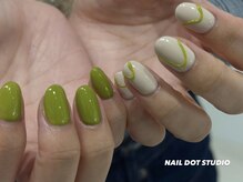 ネイルドットスタジオ 堺筋本町(NAIL DOT STUDIO)/シンプルニュアンス