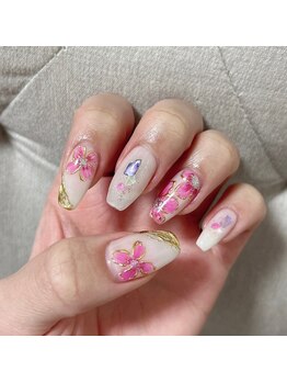 コロミネイル(colome nail)/お花アート
