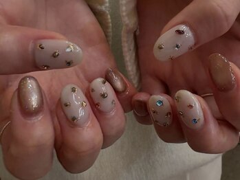 アイネイルズ 天神今泉店(I-nails)/【kie.h】つぶつぶ鉱石マグ