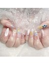 【花ネイル】
