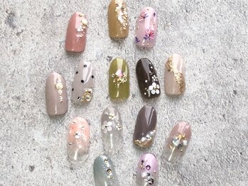 キャンアイドレッシー 川越店(Can I Dressy)の写真/シンプル＆上品ネイルなら当店にお任せ☆どのネイルもリーズナブルなので、通いやすさ◎