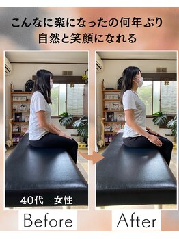 ウェルビーイング整体院 水戸赤塚店(wellbeing整体院)/Before After