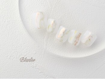 ネイルサロン ブランロール 三軒茶屋店(Blanl'or)/FOOT　水彩ニュアンス
