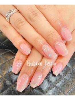 デジャヴ(Dejavu)/春の塗りかけネイル