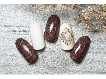 バブル シュガー バイ ネイルクローネ(bublle sugar by.nail crone)/ビジュー風ネイル