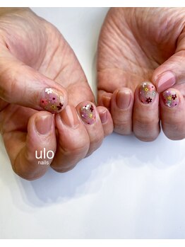 ウロネイルズ(ulo nails)/Pop flowers フラワーネイル