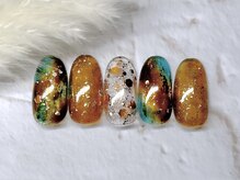 アヤ(AYA)/ニュアンスブラウンネイル