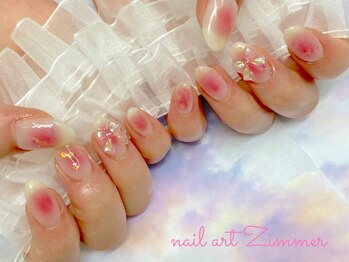 ネイルアート ジマー/チークネイル/パラジェル