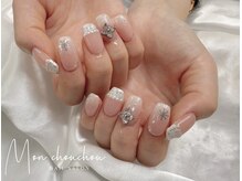 *冬定番　ツイードネイル*