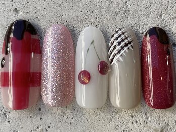 フリークネイル(FREAK Nail)/バレンタインチェリー ¥13500