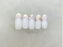 ネイル ドゥ 岡山駅前店(Nail Doux)/ホログラムフレンチ