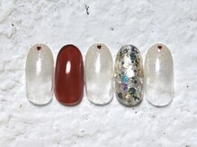 アヤ(AYA)/爪先ハートネイル