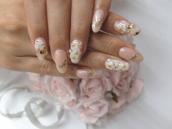 ネイルサロンミキ 横浜(MIKI)/和風着物成人式卒業式結婚式3D花