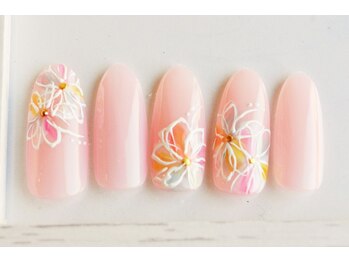 プレンティー 北千住西口店(plenty)/お花ネイル