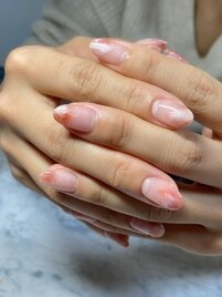 上品マーブルネイル