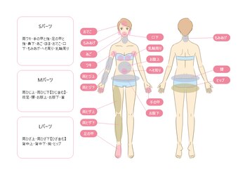 アクア(AQUA)/女性パーツ説明