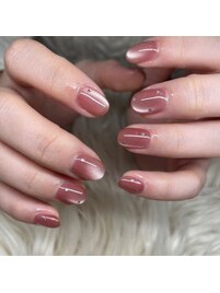 ワンカラー/マグネットネイル