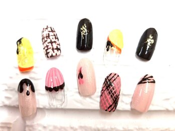 ネイルサロンアンドネイルスクールアートローズ 町田店(Art Rose)/甘お菓子ネイル