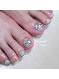 パラジェルフットネイルデザイン