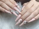 ロングネイル・キラキラ