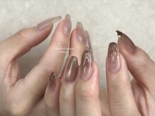 アメリアンドカシェット(Amelie&Cachette)/ニュアンスネイル:aoi