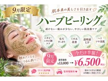 おうちサロン しゅろの雰囲気（9月はハーブピーリングがお得☆夏の紫外線ダメージのお肌をケア）