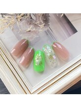 セプトネイル 函館店(SEPT NAIL)/４月大人かわいいサンプル6930円