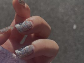 グリッターネイル