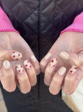 テントヘアー(tent hair)/ハートネイル