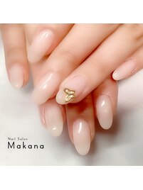 ミルキーピンクネイル
