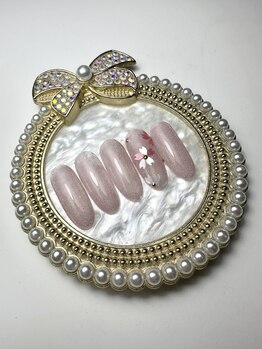 ブリリアント/桜ネイル