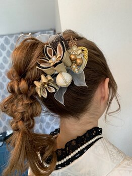 ロッジ スパ(Loge-SPA-)の写真/【成人式の着付け・ヘアメイクができるサロン】おひとりずつのご要望に合わせて、晴れ舞台を華やかに♪