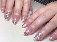ネイルサロン リッチーズ(nail salon Riches)/ラメグラ&シェル埋めつくし