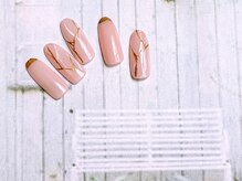 ネイルサロン&スクール ジーナ(GINA)/8月定額シンプルナチュラルカラ-