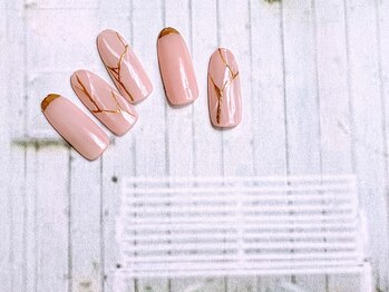 ネイルサロン&スクール ジーナ(GINA)/8月定額シンプルナチュラルカラ-