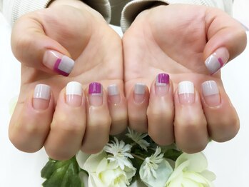 プルミエ ネイル(Premier Nail)/定額デザイン☆ブロックフレンチ