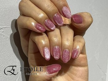 エトワールビューティー(ETOILE BEAUTY)/ピンクマグネットネイル