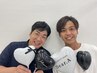 毛穴洗浄×髭orお顔の脱毛