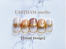 イーストハムアネーロネイル(EAST HAM anello nail)/3・4月定額　トレンドデザイン