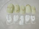 ミントグリーン×ホワイト