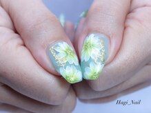 リアルなお花が描けます＊次回以降持ち込みデザイン可能◎