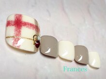 フランセス(Frances)/フット　チェックネイル
